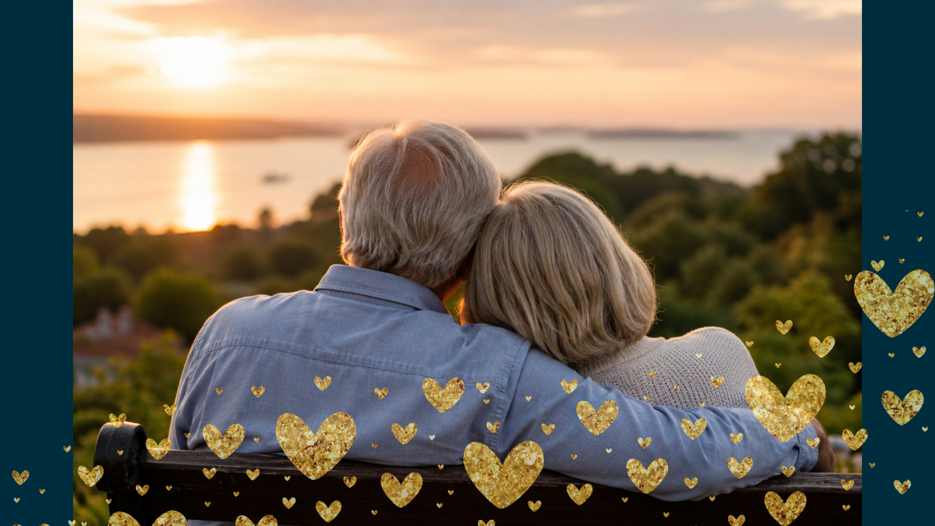80 jaar, verliefd, samen, uitzicht, vakantie