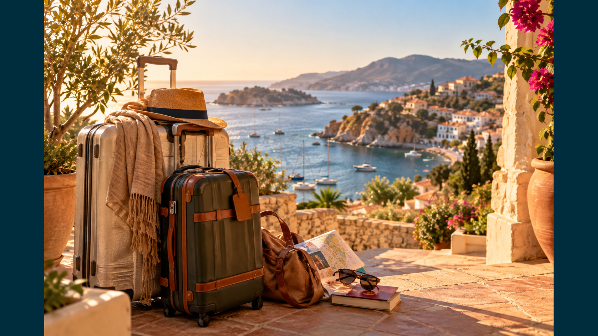 Costa del Sol, reizen, ingepakte koffers