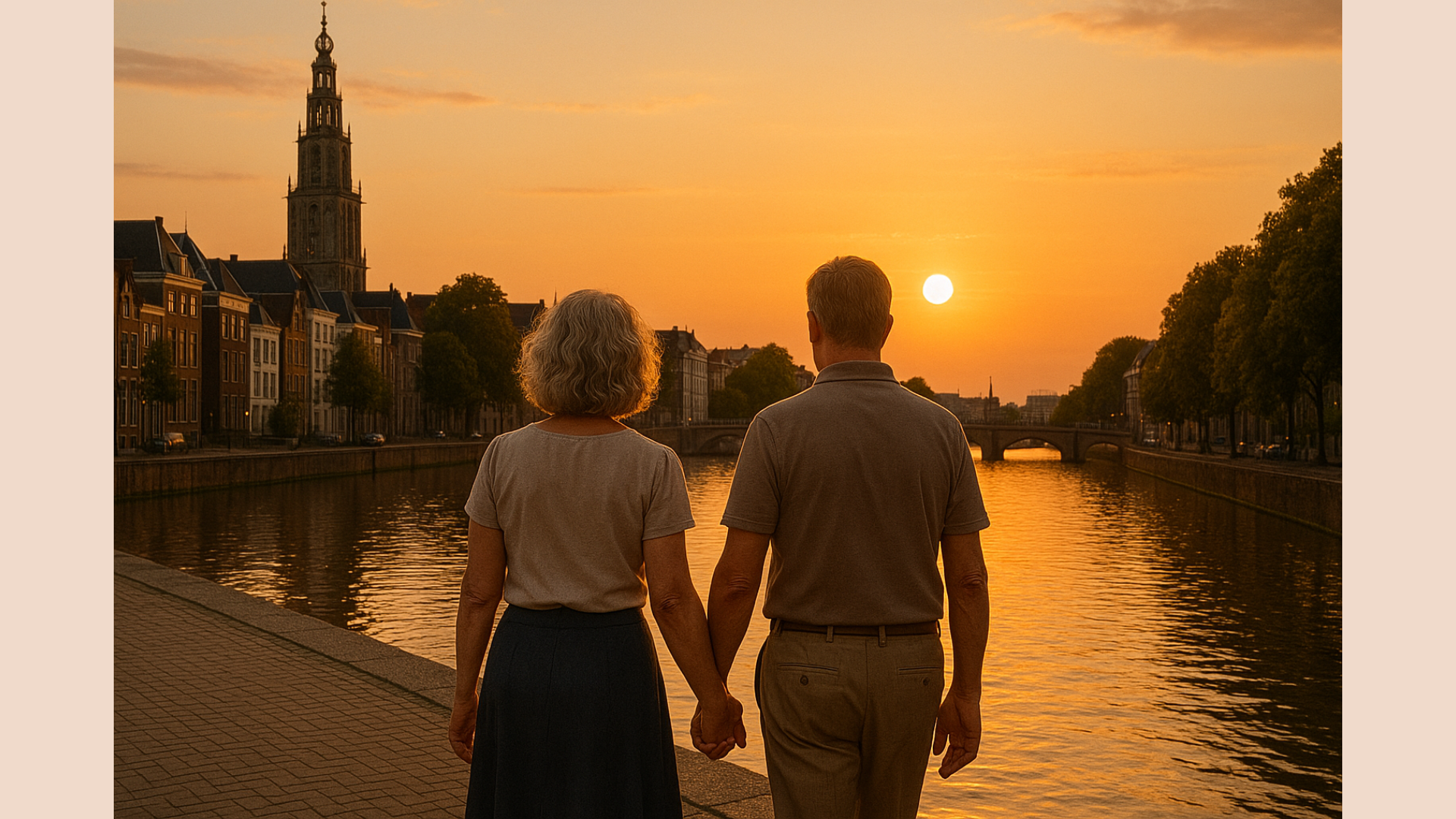 Groningen - wandelen - hand in hand (1)