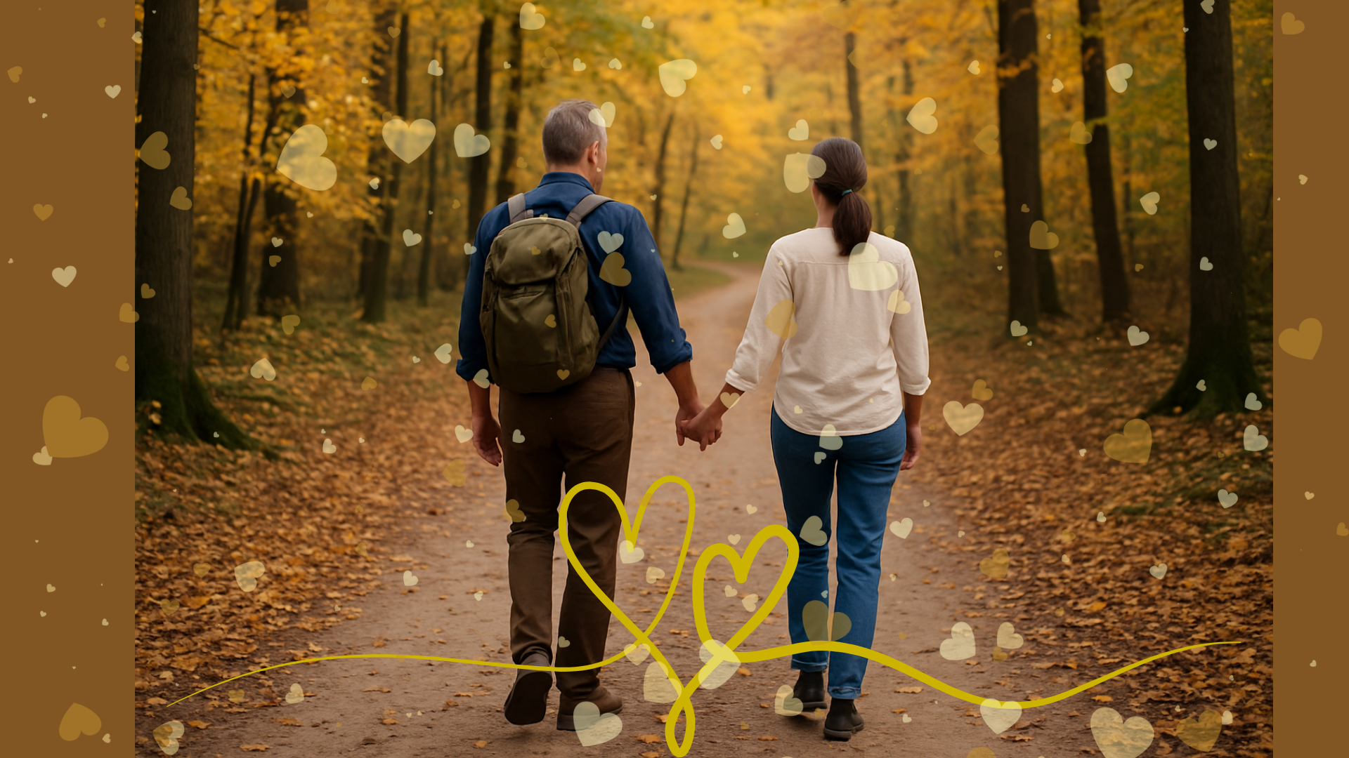 Hand in hand wandelen
