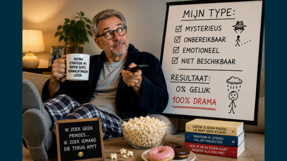 Man steeds zelfde type