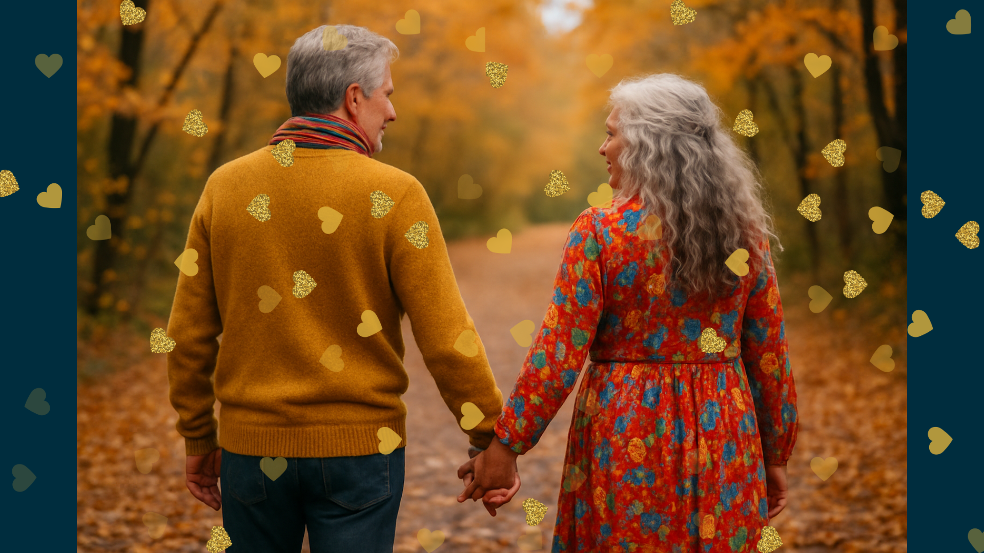 Samen, herfst, wandelen, genieten